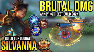 SILVANNA BEST BUILD 2024 | BUILD TOP GLOBAL SILVANNA GAMEPLAY | MOBILE LEGENDS✓