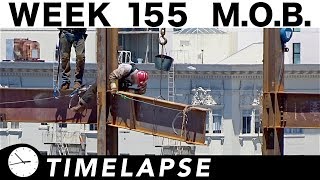 One-week construction time-lapse with various closeups/highlights: Ⓗ Week 155 (M.O.B. edition)