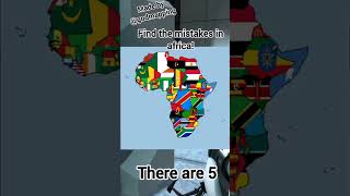 Find the mistakies in africa #onlyeducation #europe #shorts #mapping #educationpurpose #countries Resimi