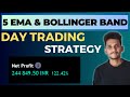 5 EMA Intraday Trading Strategy with Bollinger Bands | Tradingview Pinescript