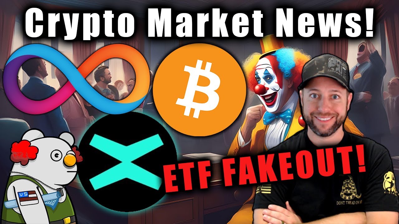 Bitcoin ETF FAKEOUT + MultiversX & Internet Computer (ICP) Updates!