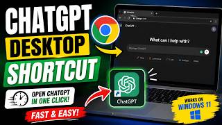 How to Create a ChatGPT Desktop Shortcut in Windows | One-Click Access! screenshot 4