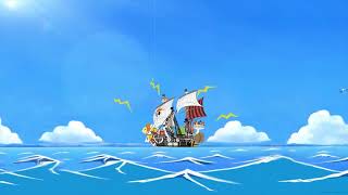 Thousand Sunny Ship In The Sea One Piece Live Wallpaper