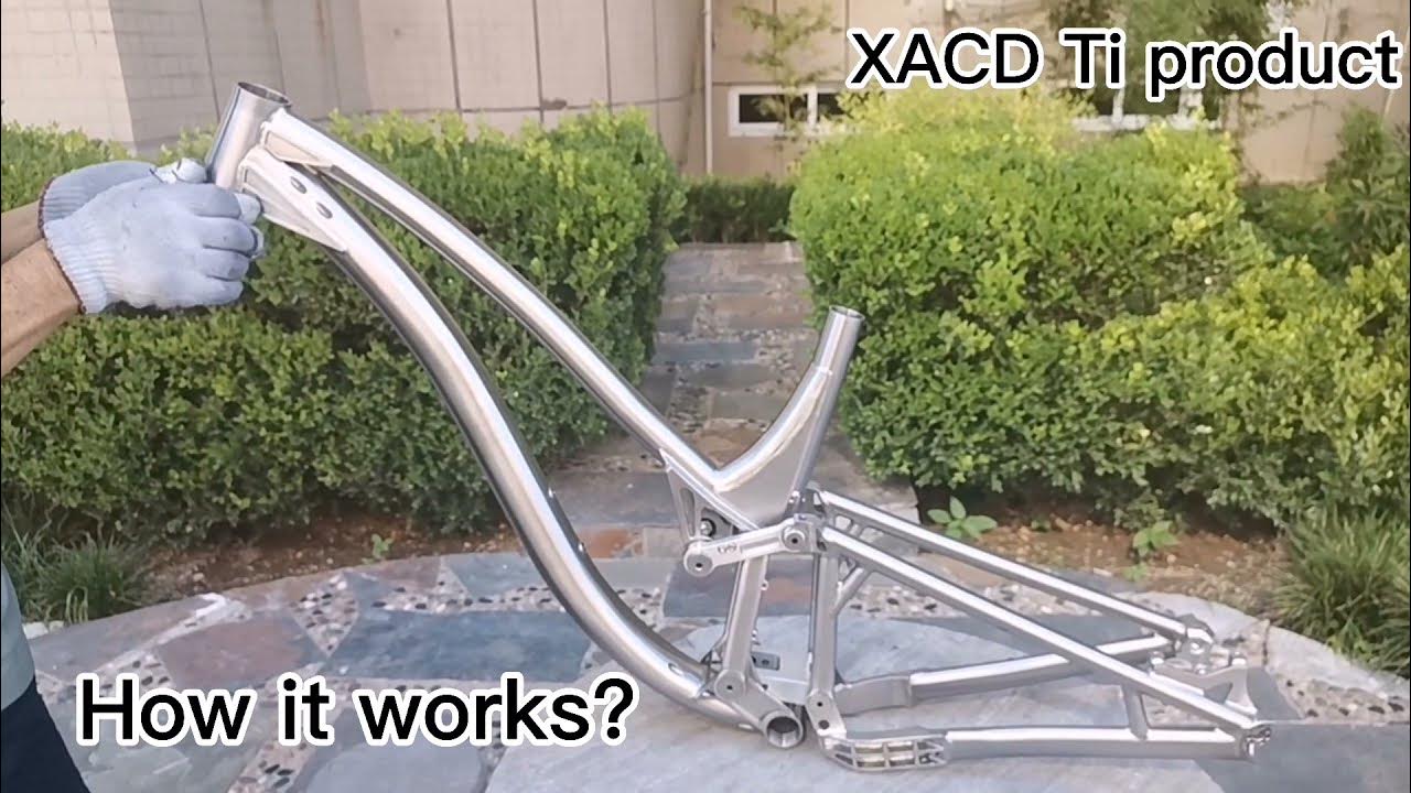 full suspension titanium mountain bike frame ti suspension bike frames