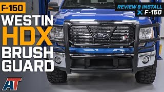 2009-2014 F150 Westin HDX Black Brush Guard Review & Install