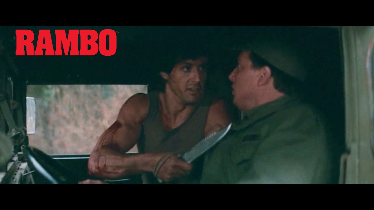 Rambo hijacks a military transporter - Rambo: First Blood (1982) 4K