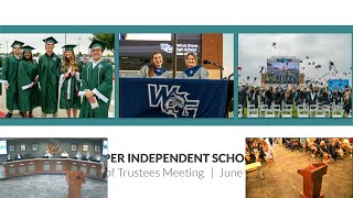 Datos Prosper ISD School Board Meeting June 17, 2024 Noticias