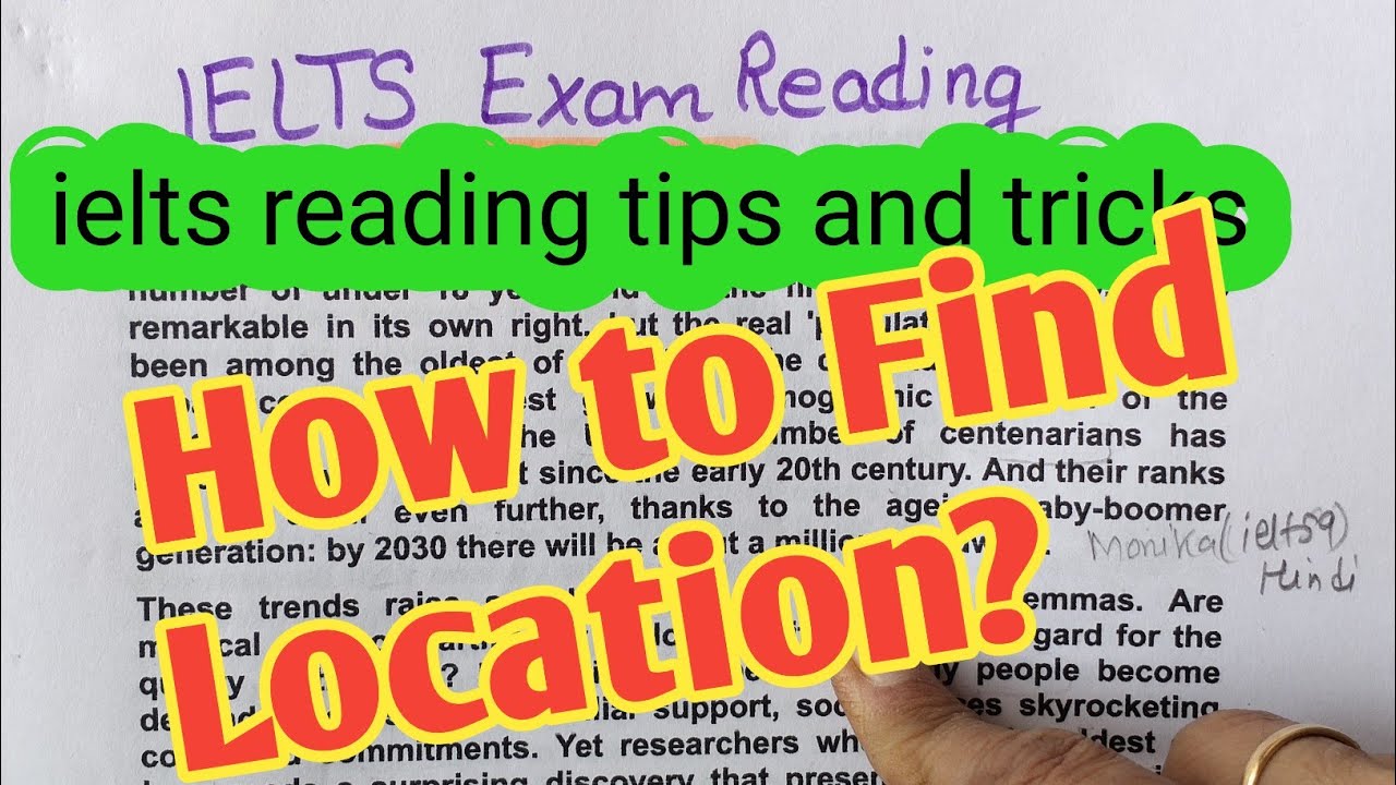 ielts reading tips and tricks for beginners How to find Location IELTS ...