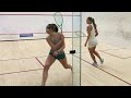 Alex toth v maria minbc open squash championships2023