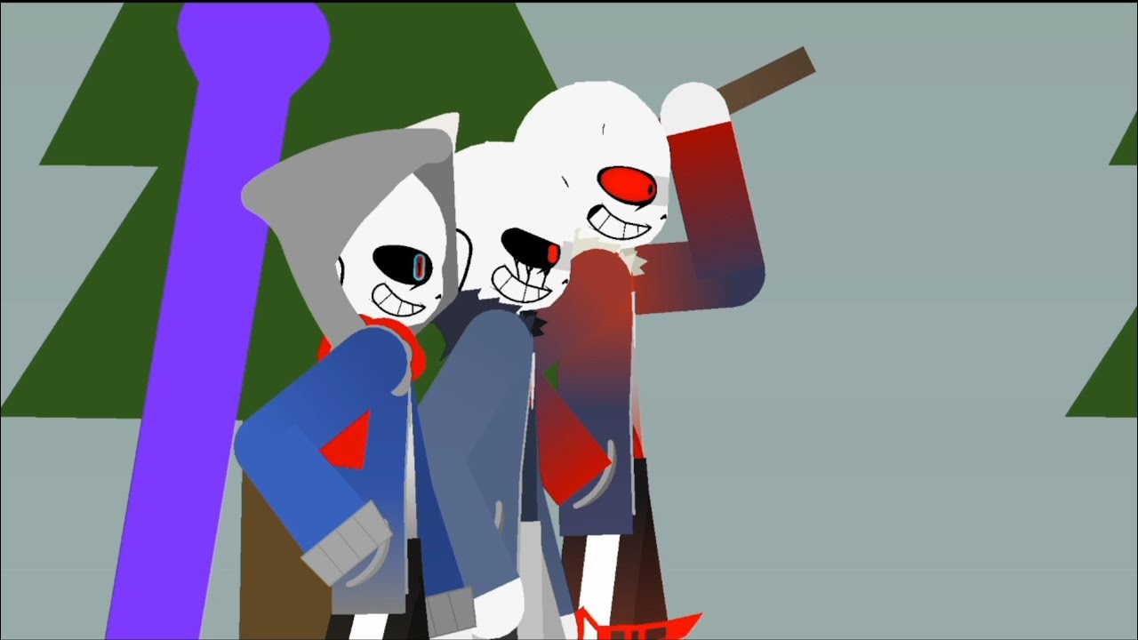 Dust!Sans vs Delta!Sans (Animation) 