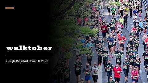 Python solution: Google kickstart- 2022 Round G - Walktober