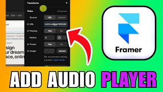 How To Add Audio Player To Framer (2026) (Best Method) screenshot 3