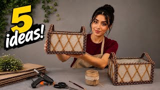 Don’t Throw Away Cardboard! 5 Ideas That Will Surprise You! 😱