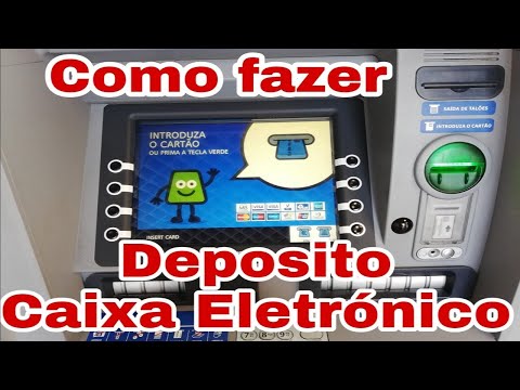 Vídeo: Como Depositar Dinheiro Através Do Terminal