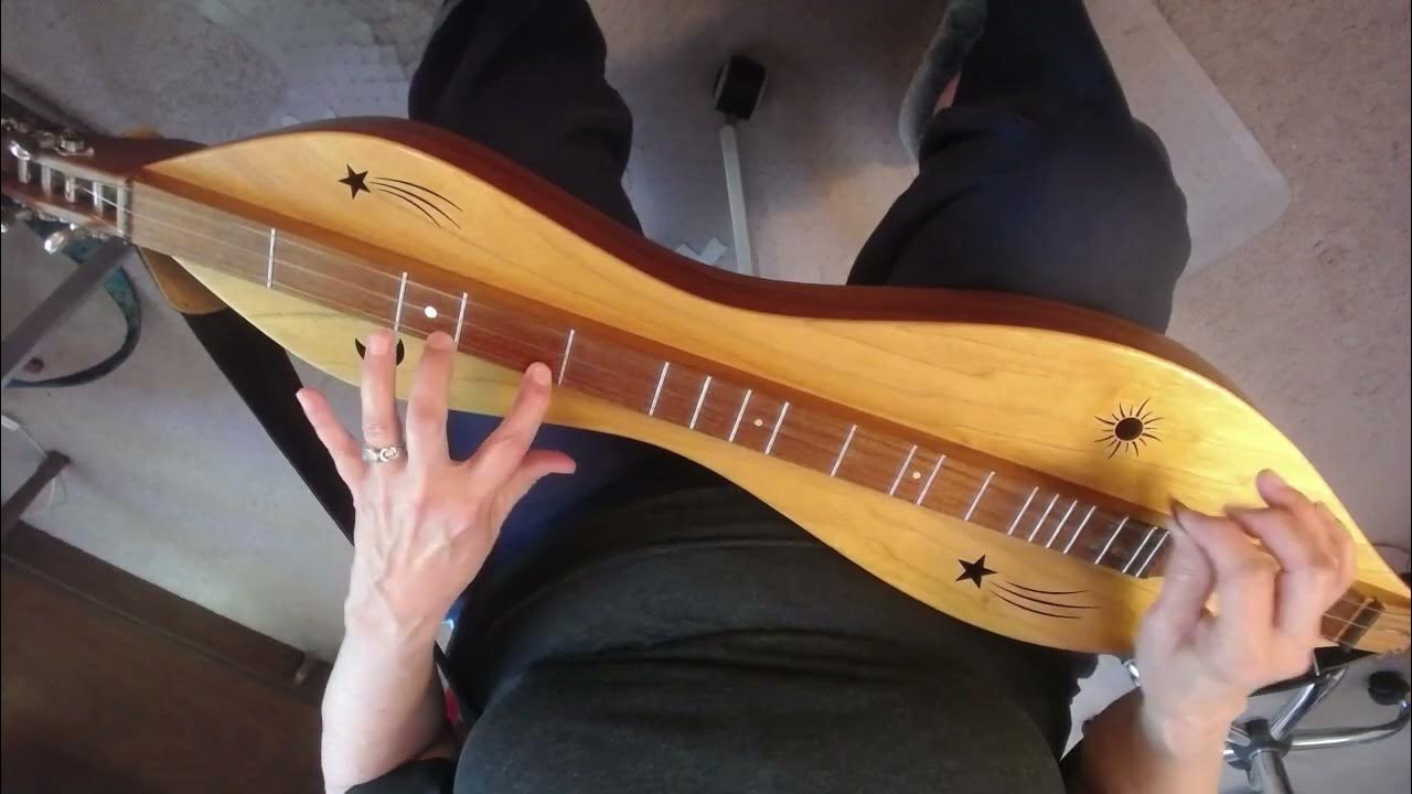 When the Saints. traditional song, simple melody on mountain dulcimer