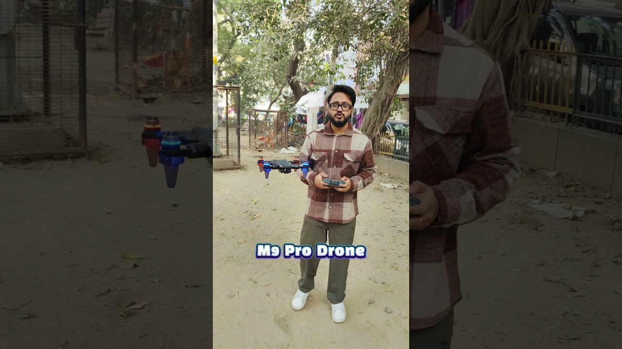 M9 Pro Drone with Optical Flow Sensor & Display Controller 😍 Buy Now : www.acetechgadgets.com