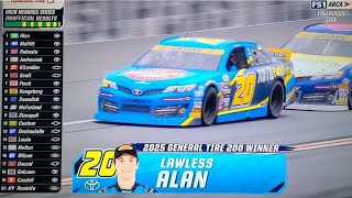 Lawless Alan Wins At Talladega 2025 [Arca Series]