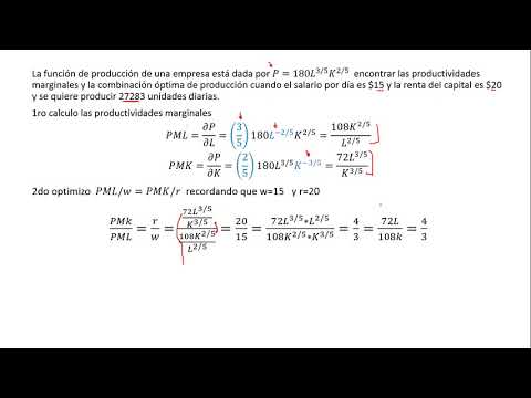 Vídeo: Quins són els supòsits de la teoria de la distribució de la productivitat marginal?