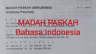 MADAH PASKAH ( SEKUENSIA ) Bahasa Indonesia
