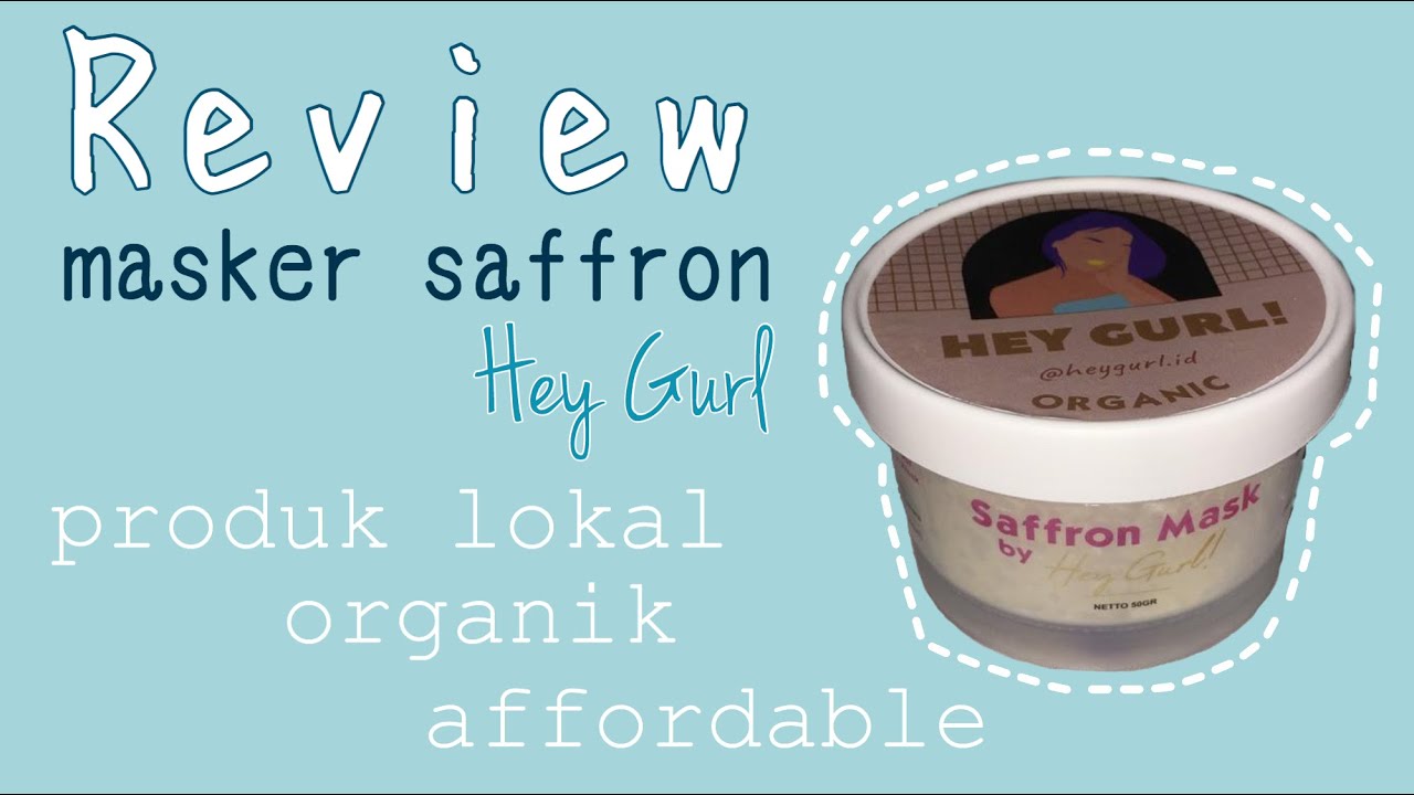 Ready Masker Saffron Organik Non Peel Off By Hey Gurl Ready Shopee Indonesia