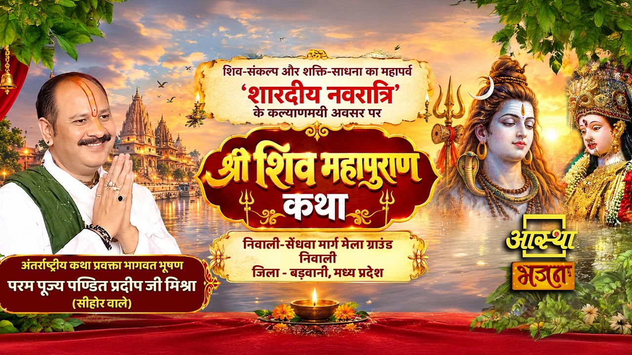 21/10/2026  | श्री शिव महापुराण कथा | पूज्य पंडित प्रदीप जी मिश्रा | बड़वानी, मध्य प्रदेश #shivpuran