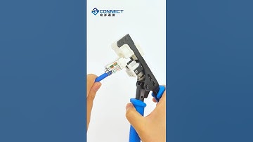 How to use the tools of Cat6a FTP Network Keystone Jack For with ethernet cable#tutorial#diy#cabling