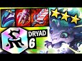 New unkillable gnar 3 w 6 dryad team l teamfight tactics tft set 11 patch 146 guide