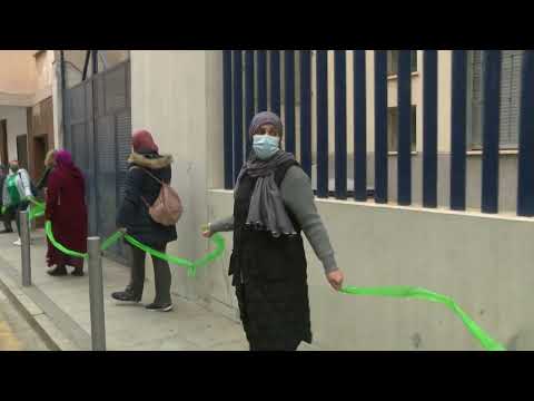 "Cadena Humana" de la Plataforma de Educación Especial