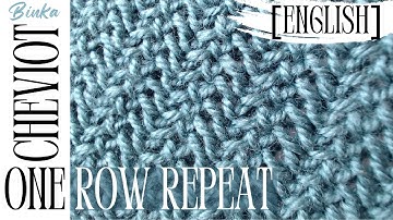 [English] An original knitting design with a one-row repeat pattern from the Cheviot collection.