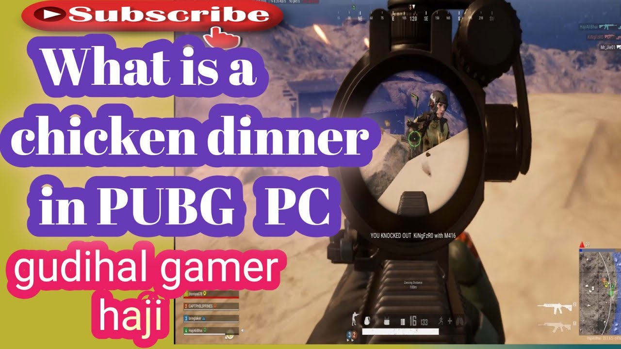 What is a chicken dinner in PUBG - YouTube