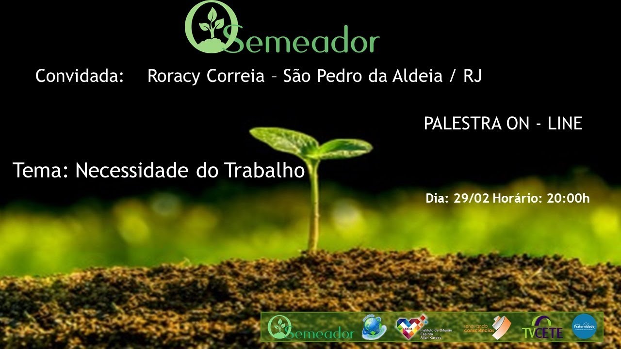 Necessidade do trabalho - 29 02 24 - Roracy Correa - YouTube