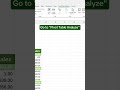 HOW TO USE TIMELINE IN EXCEL #yt #shorts #excel #data #table #pivottable #dataanalytics #spreadsheet