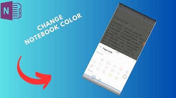 How to change notebook color in OneNote