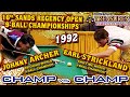 1992 CHAMP v CHAMP: Johnny ARCHER vs. Earl STRICKLAND - 16th SANDS REGENCY OPEN 9-BALL CHAMPIONSHIPS