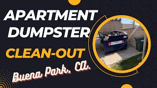 Ep. 51 Junk Mission cleaning out apartment dumpster for a property management company.