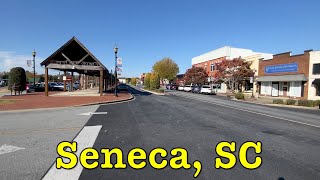 Would you visit or move to Seneca, SC? | Town Center Walk Through