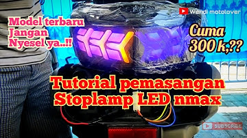 Cara pasang stoplamp LED nmax