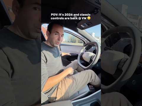 Cockpit of the VW ID.Cross: Classic controls are back 🕹️