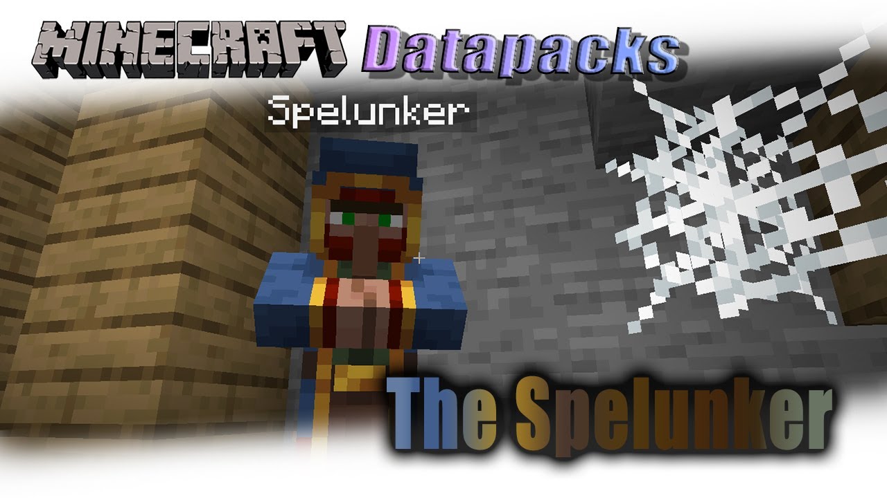 Minecraft Datapacks 1.15: The Spelunker - YouTube
