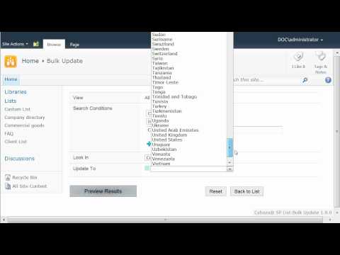SP List Bulk Update - SharePoint List Enhancer