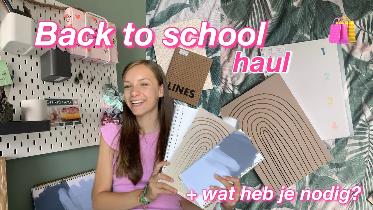 BACK TO SCHOOL HAUL 2023 | Alles wat je nodig hebt voor de middelbare