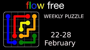 Flow free WEEKLY Puzzles, Pluses Challenge, 22-28 February - Gameplay Walkthrough (iOS & Android)
