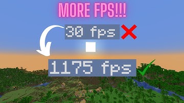 How to improve FPS in Minecraft!