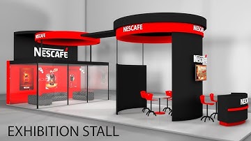 Cinema 4D Modeling Tutorial - Exhibition Stall Modeling in C4D
