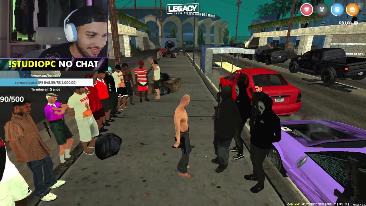 CORINGA VAI ENTRAR NA GANG DO BAHIA! KKK | GTA MTA RP