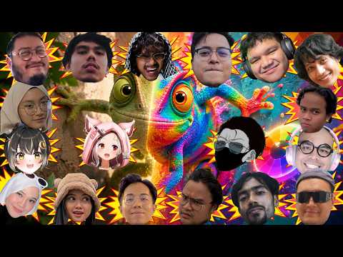 Meccha Chameleon w/ Many Many People