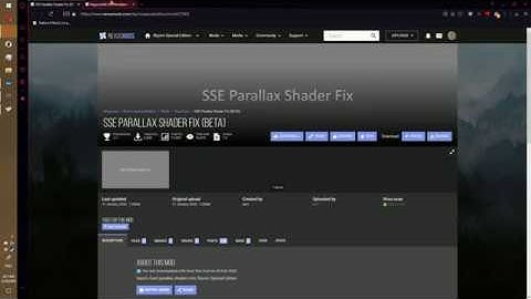 Mod A Day 15: SSE Parallax fixes and PapyrusUtil