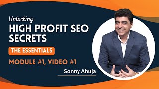 WHY you NEED Google Search Console | High Profit SEO | Module #1 Video #1