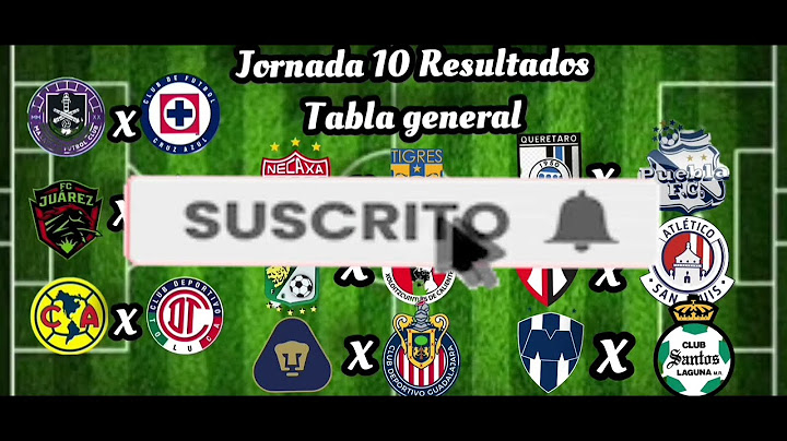 TABLA GENERAL DE POSICIONES y RESULTADOS HOY de la JORNADA 10 DE LA LIGA  MX 2025