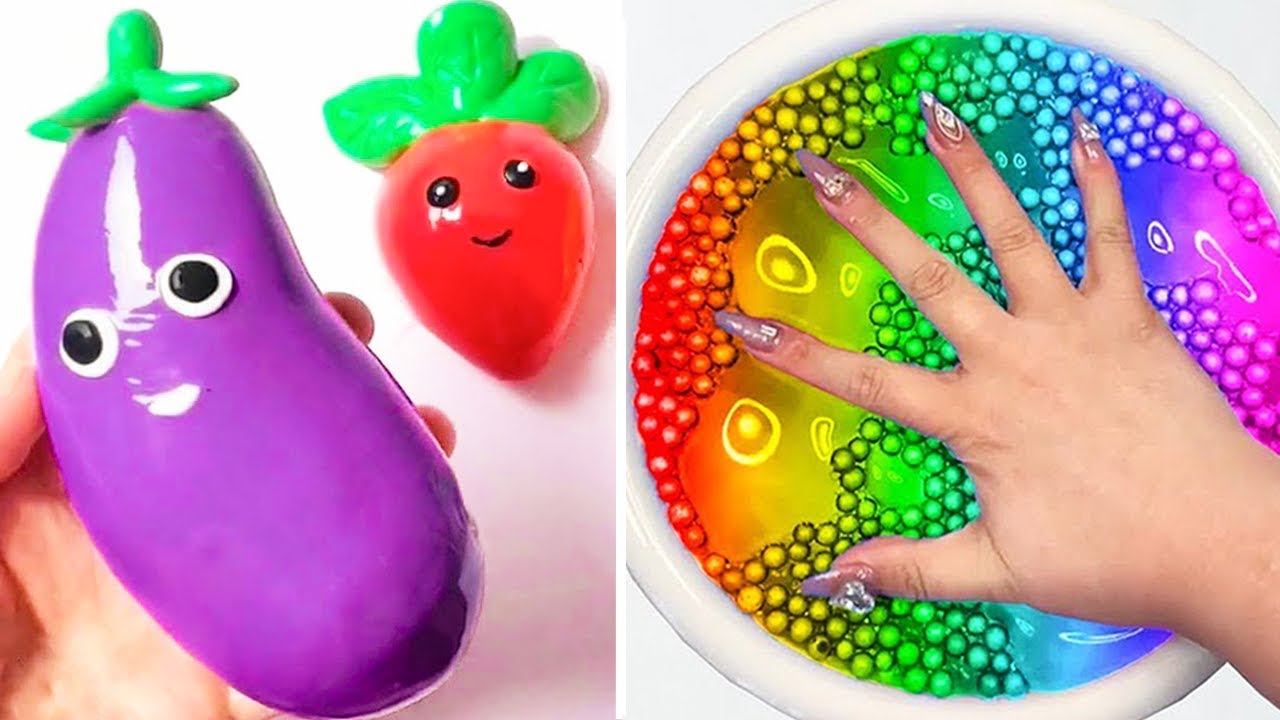 3 Hours Of Oddly Satisfying Slime ASMR - Relaxing Videos for Better ...